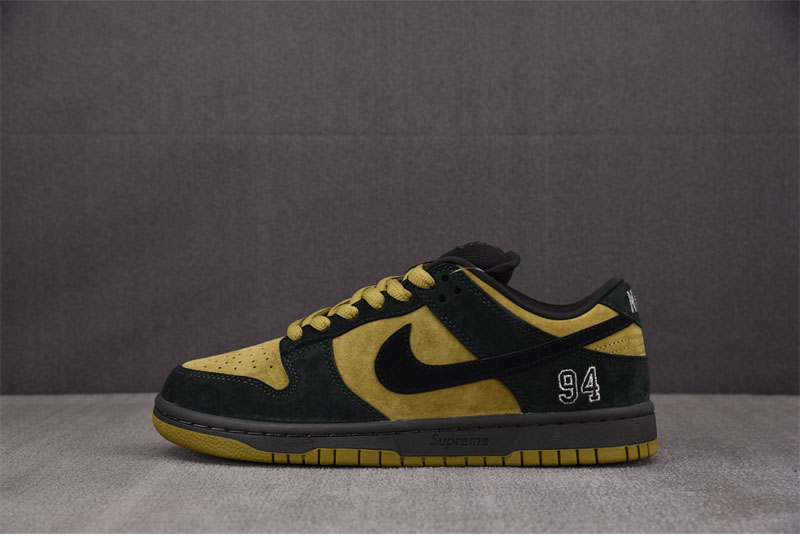 Nike 슈프림 x 나이키 SB 덩크 로우 캠퍼 그린 HQ8487-300 레플리카 3번 이미지 - 신발 | 세미샵 레플리카 사이트