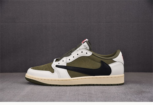 Nike 트레비스 스캇 x 에어조던1 로우 OG 미디엄 올리브 레플리카 2번 이미지 - 신발 | 세미샵 레플리카 사이트