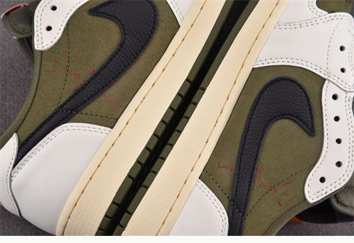 Nike 트레비스 스캇 x 에어조던1 로우 OG 미디엄 올리브 레플리카 17번 이미지 - 신발 | 세미샵 레플리카 사이트