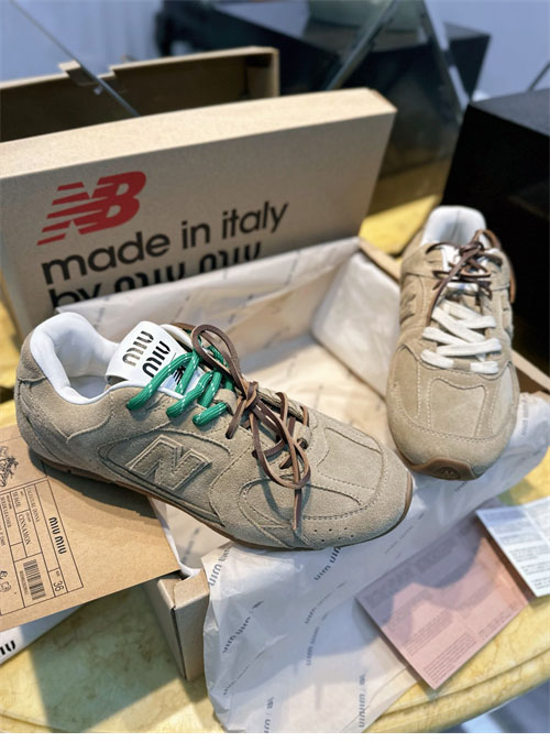 New Balance 뉴발란스 x 미우미우 530 SL 에쿠르 스니커즈 레플리카 8번 이미지 - 신발 | 세미샵 레플리카 사이트