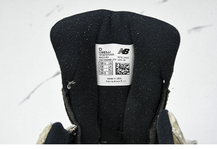 New Balance 뉴발란스 x JJJJound 993 MiUSA 밀리터리 어반 그레이 앙고라 U993JJ 레플리카 17번 이미지 - 신발 | 세미샵 레플리카 사이트