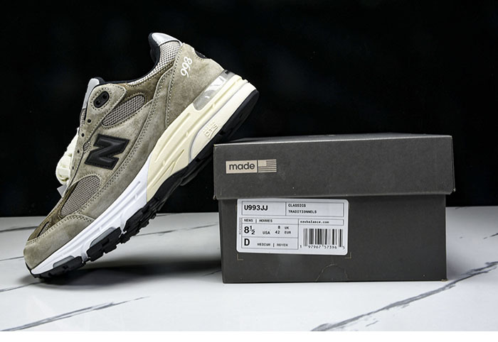 New Balance 뉴발란스 x JJJJound 993 MiUSA 밀리터리 어반 그레이 앙고라 U993JJ 레플리카 27번 이미지 - 신발 | 세미샵 레플리카 사이트
