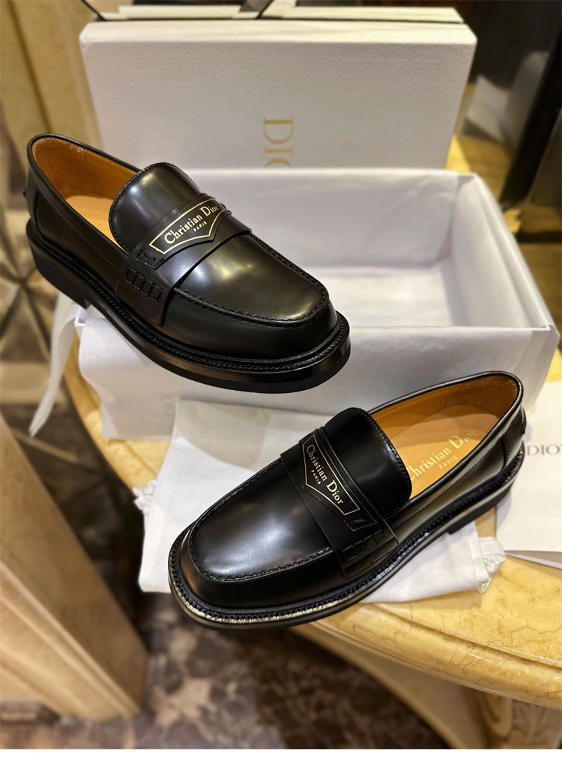 D I O R 디올 보이 브러쉬드 레더 로퍼 레플리카 7번 이미지 - 신발 | 세미샵 레플리카 사이트