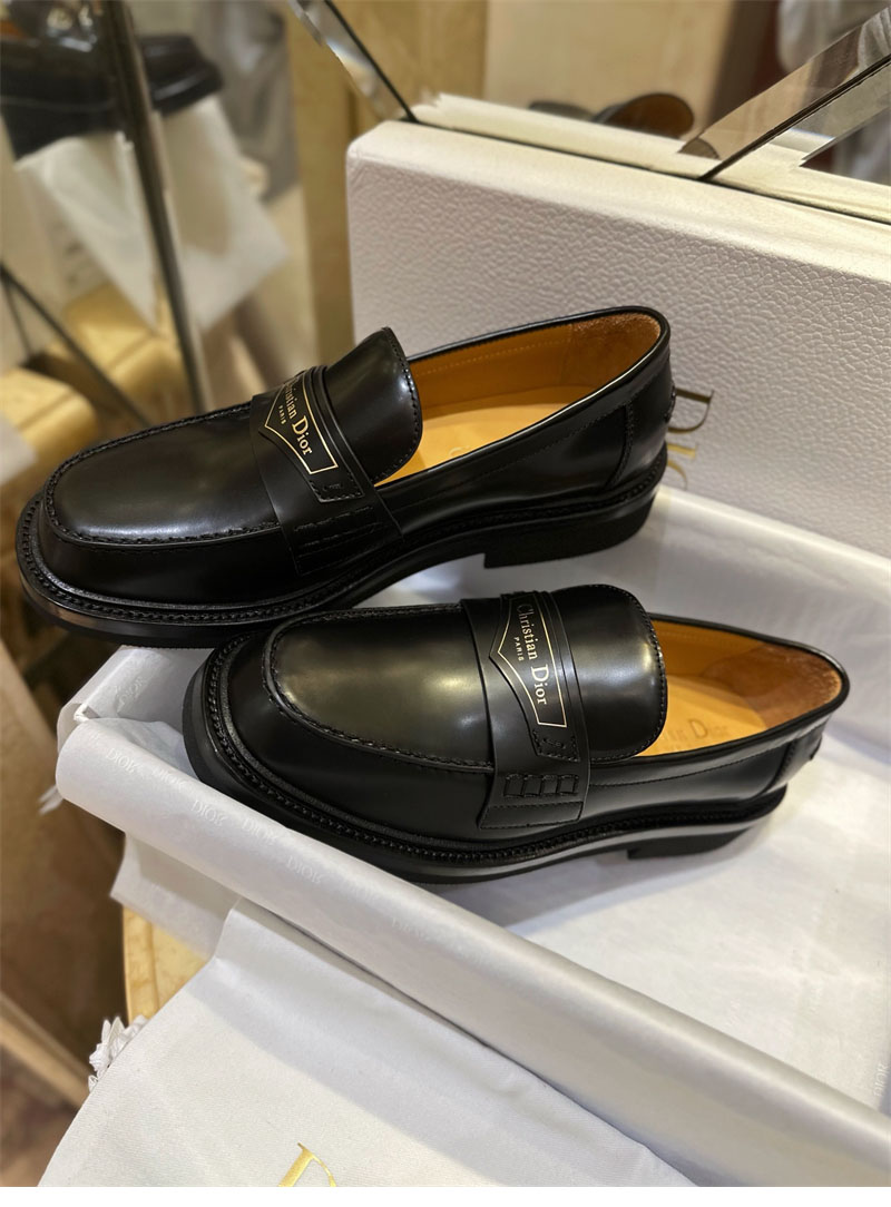 D I O R 디올 보이 브러쉬드 레더 로퍼 레플리카 8번 이미지 - 신발 | 세미샵 레플리카 사이트