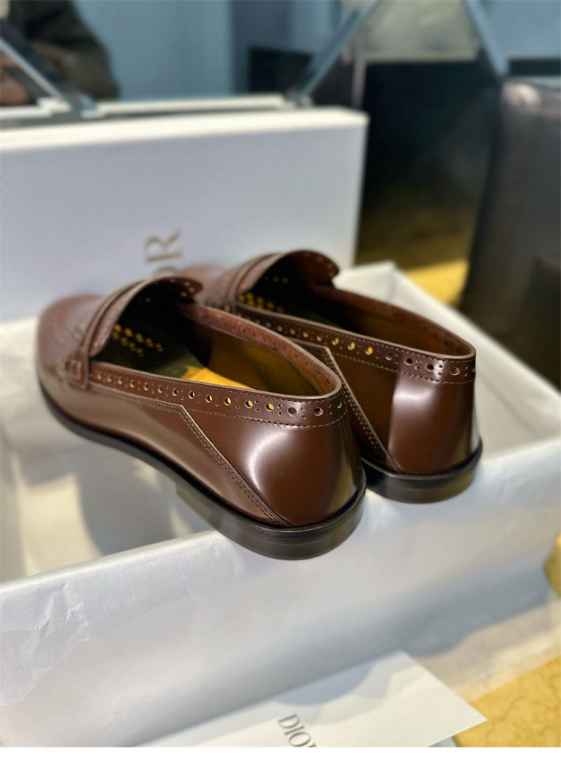 D I O R 디올 보이 펌프스 플럼 램스킨 로퍼 레플리카 6번 이미지 - 신발 | 세미샵 레플리카 사이트