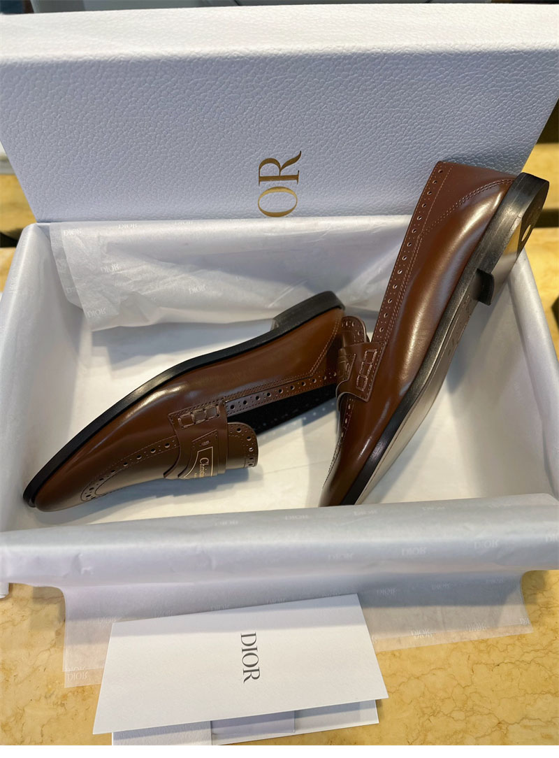 D I O R 디올 보이 펌프스 플럼 램스킨 로퍼 레플리카 8번 이미지 - 신발 | 세미샵 레플리카 사이트