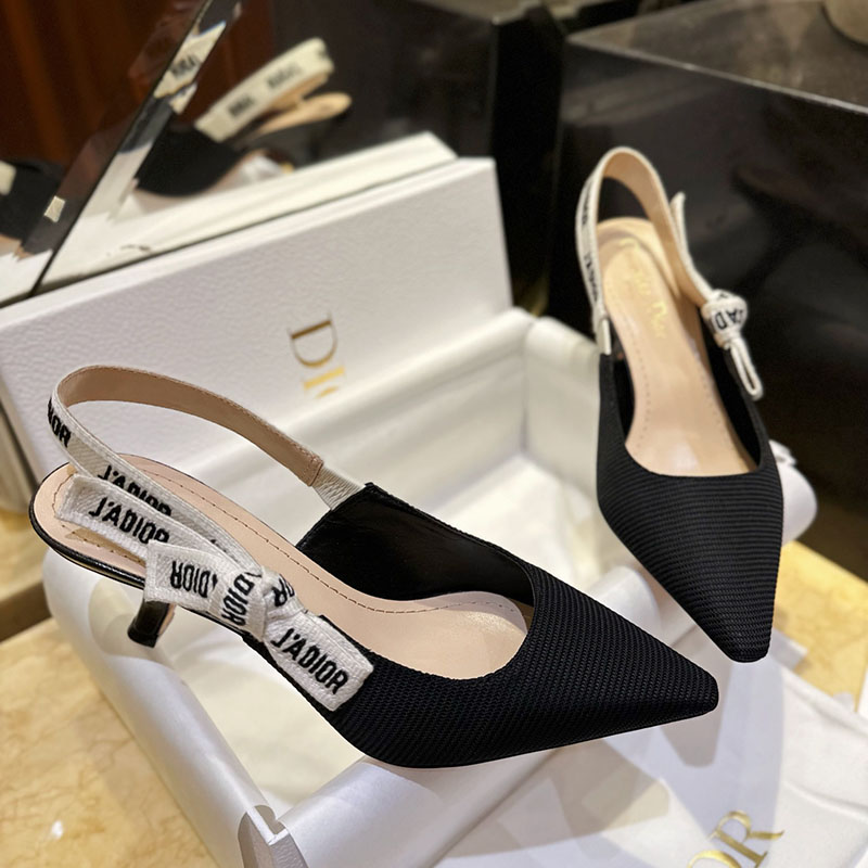 D I O R 디올 자디올 슬링백 펌프스 레플리카 1번 이미지 - 신발 | 세미샵 레플리카 사이트