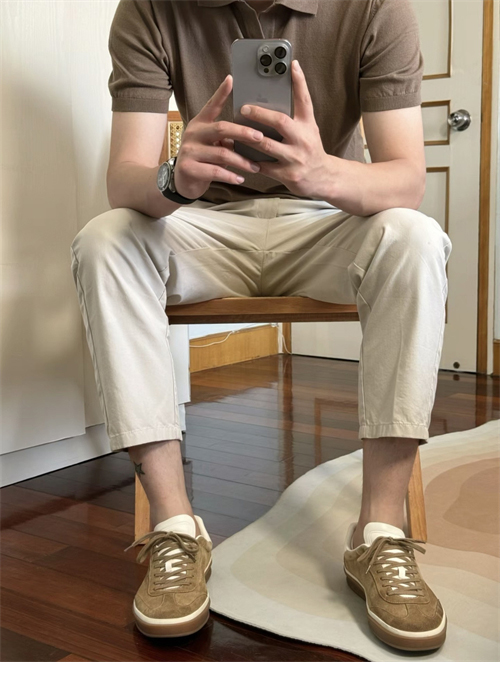 Loro Piana 로로피아나 테니스 워크 레이스업 스니커즈 레플리카 4번 이미지 - 신발 | 세미샵 레플리카 사이트