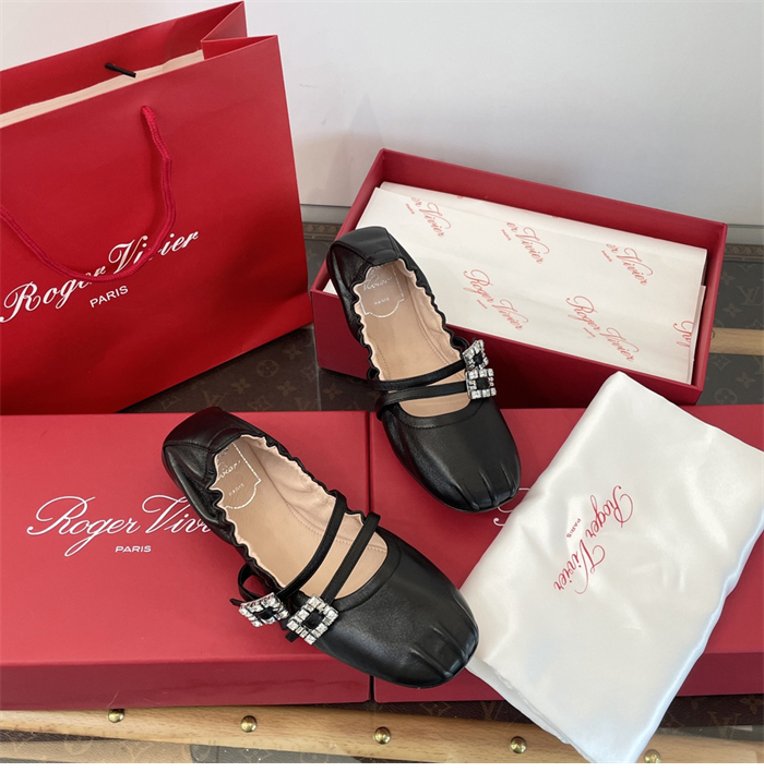 Roger Vivier 로저비비에 스트랩 발레리나 플랫 슈즈 레플리카 4번 이미지 - 신발 | 세미샵 레플리카 사이트