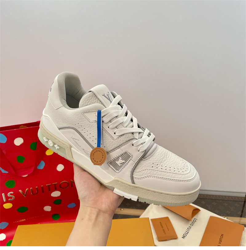 Louis Vuitton 루이비통 LV 트레이너 스니커즈 화이트 레플리카 8번 이미지 - 신발 | 세미샵 레플리카 사이트