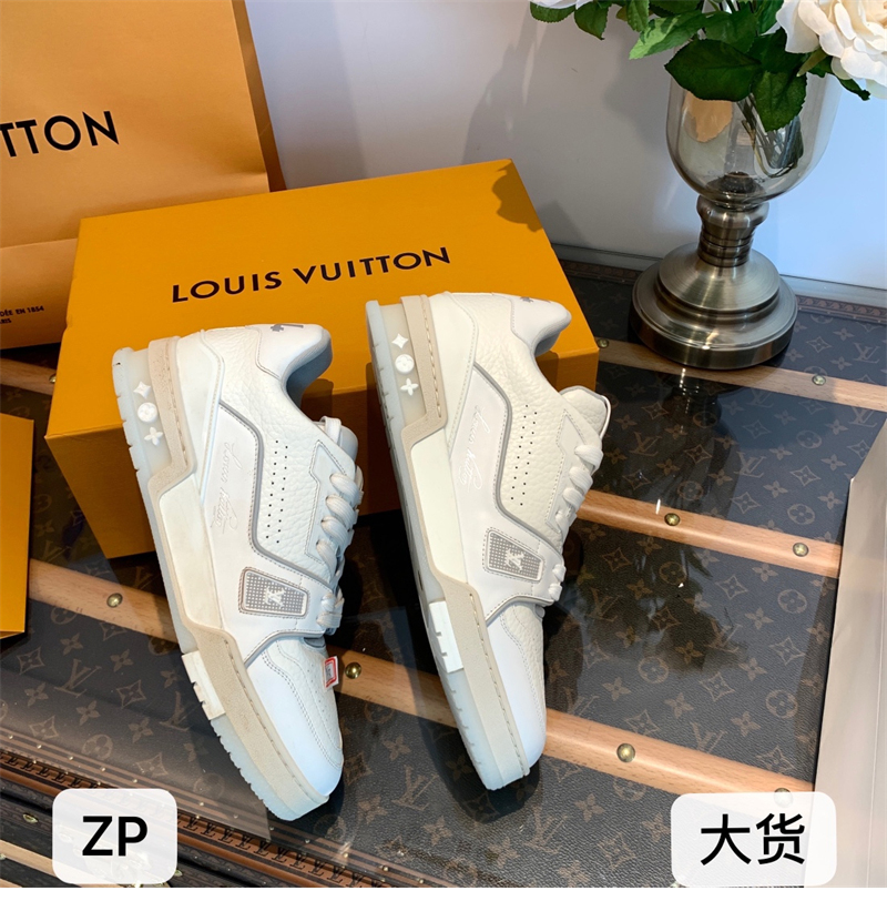Louis Vuitton 루이비통 LV 트레이너 스니커즈 화이트 레플리카 14번 이미지 - 신발 | 세미샵 레플리카 사이트
