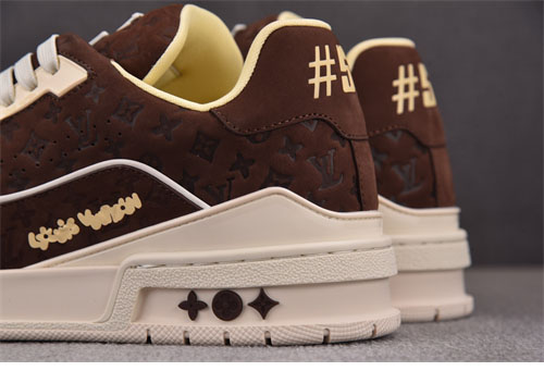 Louis Vuitton 루이비통 x 타일러 크리에이터 LV 트레이너 모카 레플리카 4번 이미지 - 신발 | 세미샵 레플리카 사이트