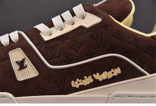 Louis Vuitton 루이비통 x 타일러 크리에이터 LV 트레이너 모카 레플리카 13번 이미지 - 신발 | 세미샵 레플리카 사이트