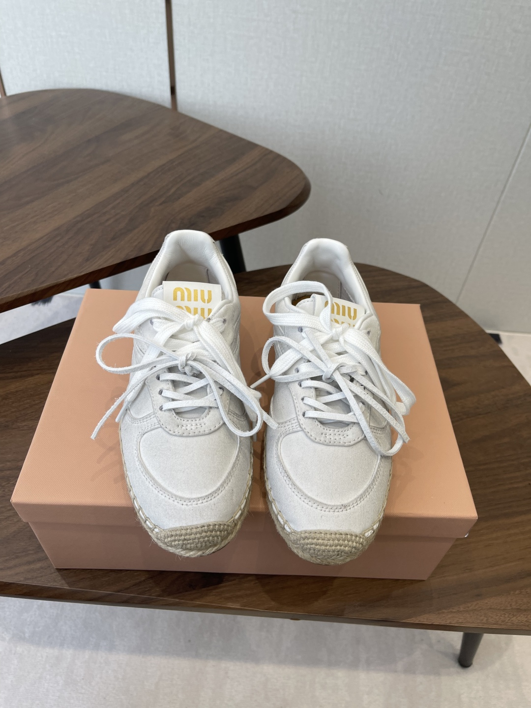 미우미우 미우미우 에스파드리유 스웨이드 스니커즈 레플리카 20번 이미지 - 신발 | 세미샵 레플리카 사이트