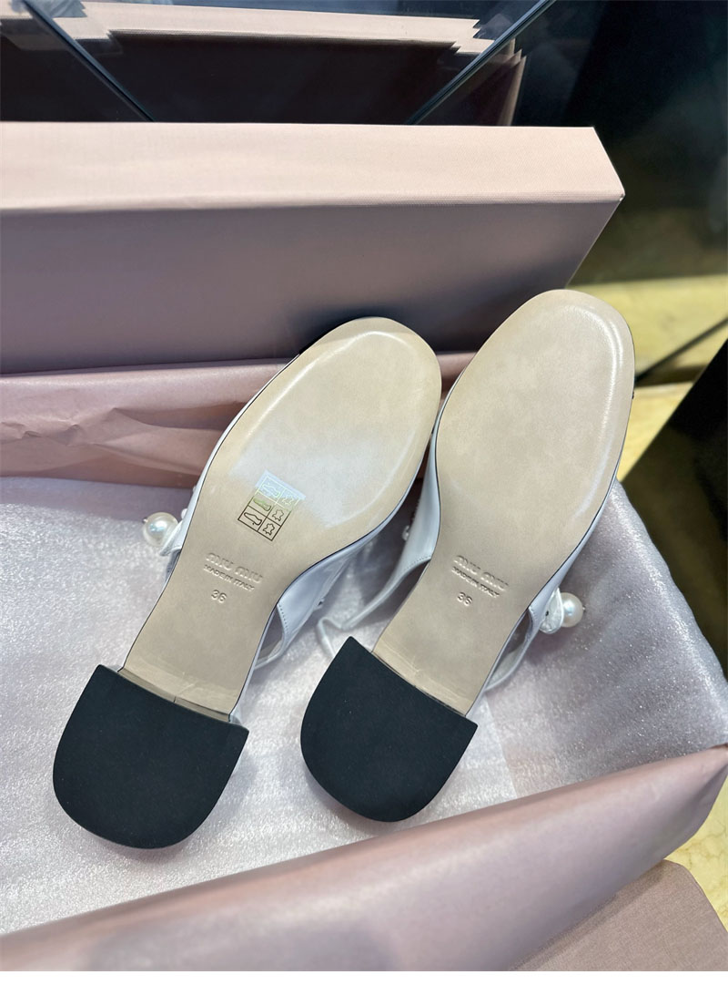 Miu Miu 미우미우 투톤 페이턴트 레더 슬링백 펌프스 레플리카 20번 이미지 - 신발 | 세미샵 레플리카 사이트