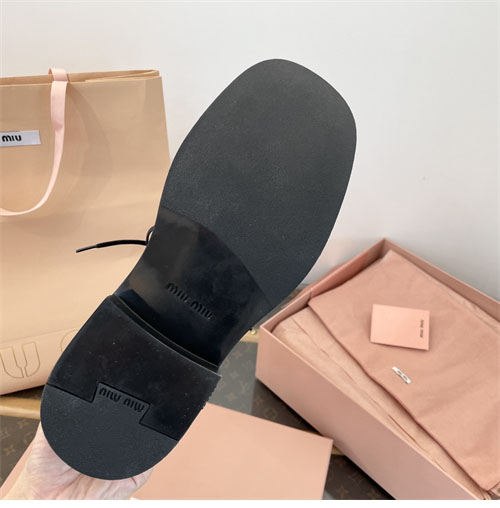 Miu Miu 미우미우 24FW 가죽 레이스 부티 레플리카 26번 이미지 - 신발 | 세미샵 레플리카 사이트