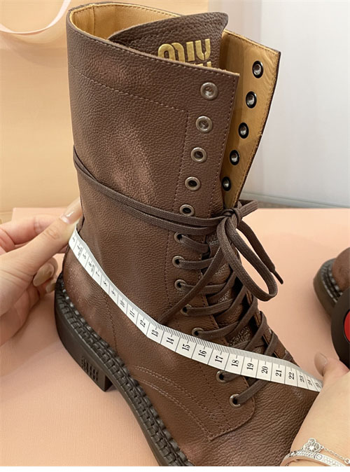 Miu Miu 미우미우 24FW 가죽 레이스 부티 레플리카 36번 이미지 - 신발 | 세미샵 레플리카 사이트