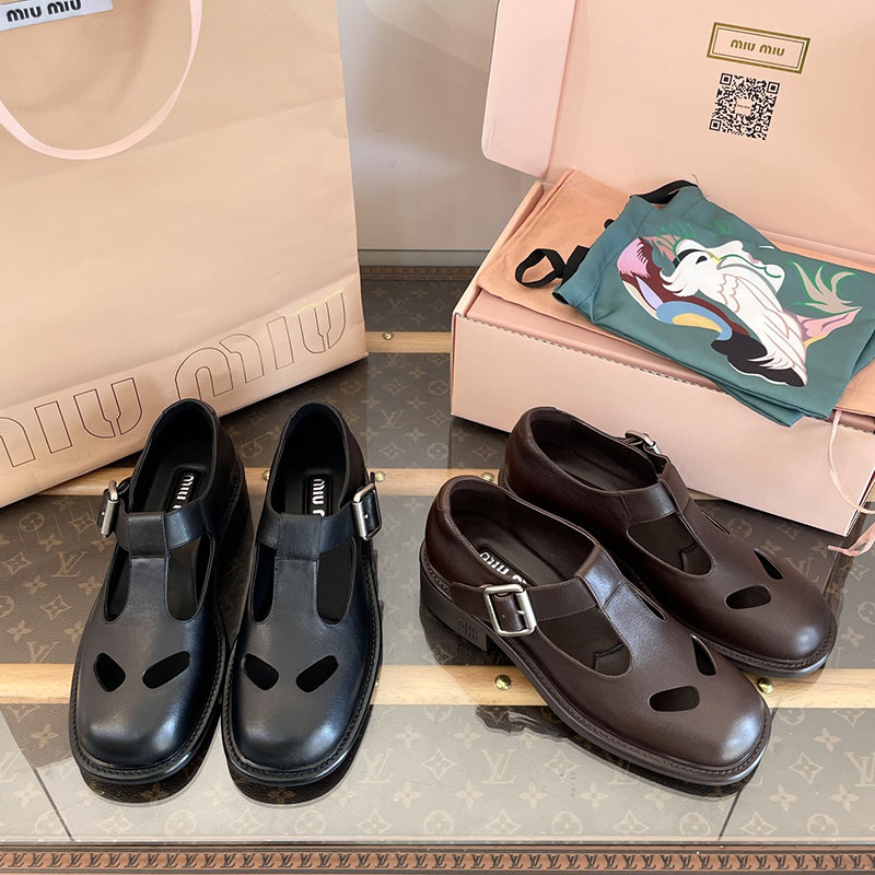 Miu Miu 미우미우 T 버클 메리제인 로퍼 레플리카 1번 이미지 - 신발 | 세미샵 레플리카 사이트