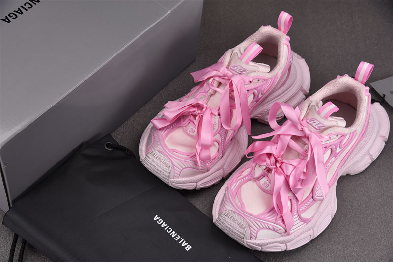 발렌시아가 발렌시아가 3XL 세틴 보우 스니커즈 핑크 레플리카 2번 이미지 - 신발 | 세미샵 레플리카 사이트