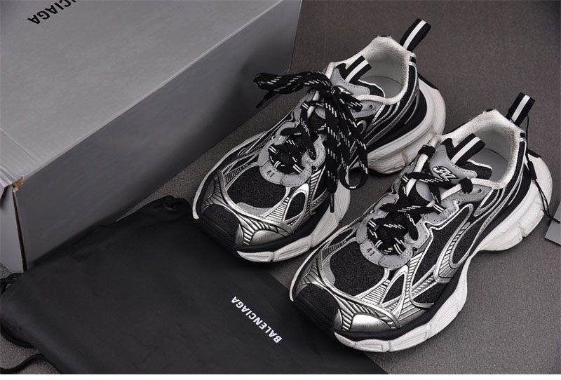 발렌시아가 발렌시아가 3XL 원아웃 이팩트 스니커즈 블랙 실버 레플리카 8번 이미지 - 신발 | 세미샵 레플리카 사이트