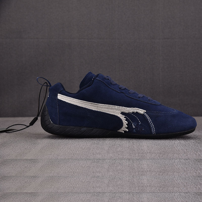 Balenciaga 퓨마 x 발렌시아가 스피드캣 스웨이드 네이비 화이트 레플리카 1번 이미지 - 신발 | 세미샵 레플리카 사이트