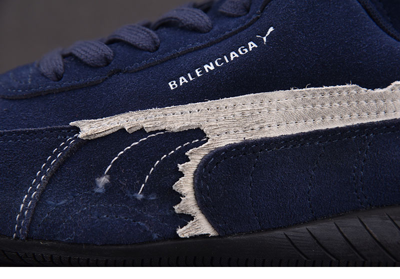 Balenciaga 퓨마 x 발렌시아가 스피드캣 스웨이드 네이비 화이트 레플리카 8번 이미지 - 신발 | 세미샵 레플리카 사이트
