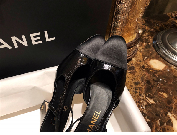 C H A N E L 샤넬 슬링백 클래식 고트스킨 7cm 레플리카 6번 이미지 - 신발 | 세미샵 레플리카 사이트
