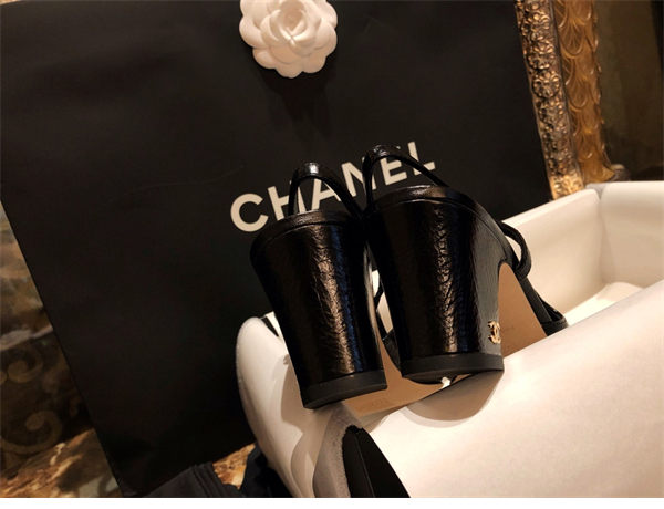 C H A N E L 샤넬 슬링백 클래식 고트스킨 7cm 레플리카 7번 이미지 - 신발 | 세미샵 레플리카 사이트