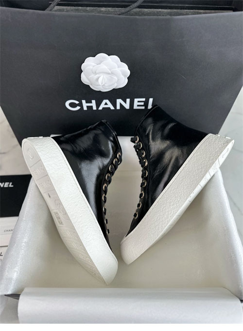 샤넬 샤넬 카프스킨 유광 레더 하이탑 스니커즈 레플리카 14번 이미지 - 신발 | 세미샵 레플리카 사이트