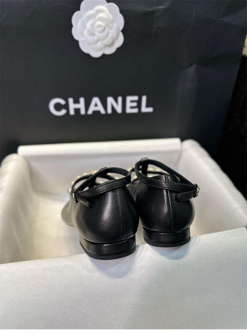 샤넬 샤넬 카프스킨 진주 스트랩 메리제인 구두 레플리카 14번 이미지 - 신발 | 세미샵 레플리카 사이트