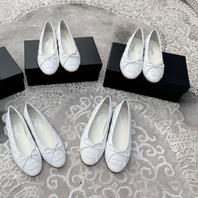 C H A N E L 샤넬 카프스킨 퀼팅 발레리나 플랫 슈즈 레플리카 1번 이미지 - 신발 | 세미샵 레플리카 사이트
