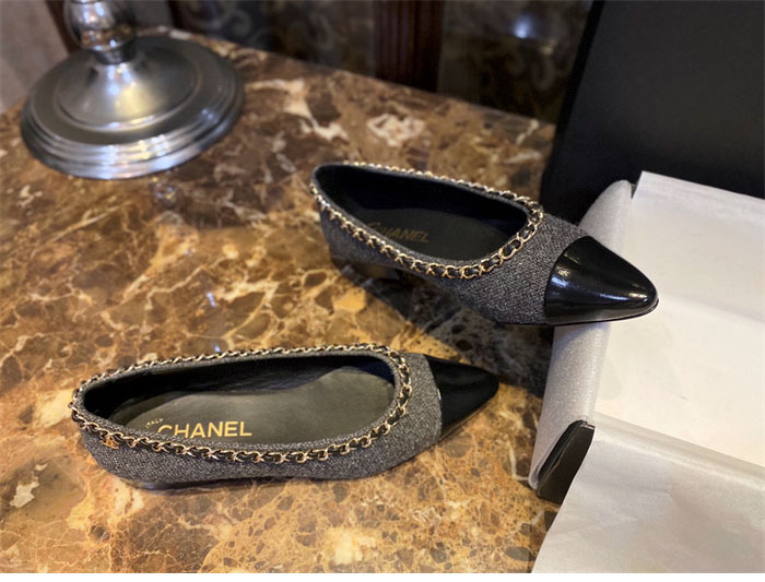 C H A N E L 샤넬 트위드 메리제인 플랫 슈즈 레플리카 9번 이미지 - 신발 | 세미샵 레플리카 사이트