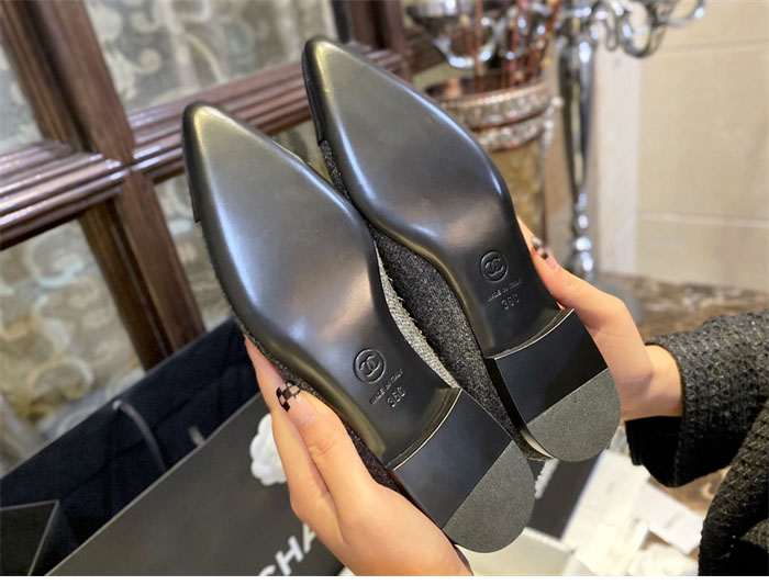 C H A N E L 샤넬 트위드 메리제인 플랫 슈즈 레플리카 11번 이미지 - 신발 | 세미샵 레플리카 사이트