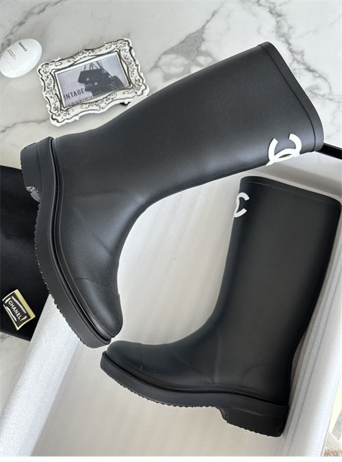 C H A N E L 샤넬 22K CC로고 레인 러버 부츠 레플리카 9번 이미지 - 신발 | 세미샵 레플리카 사이트