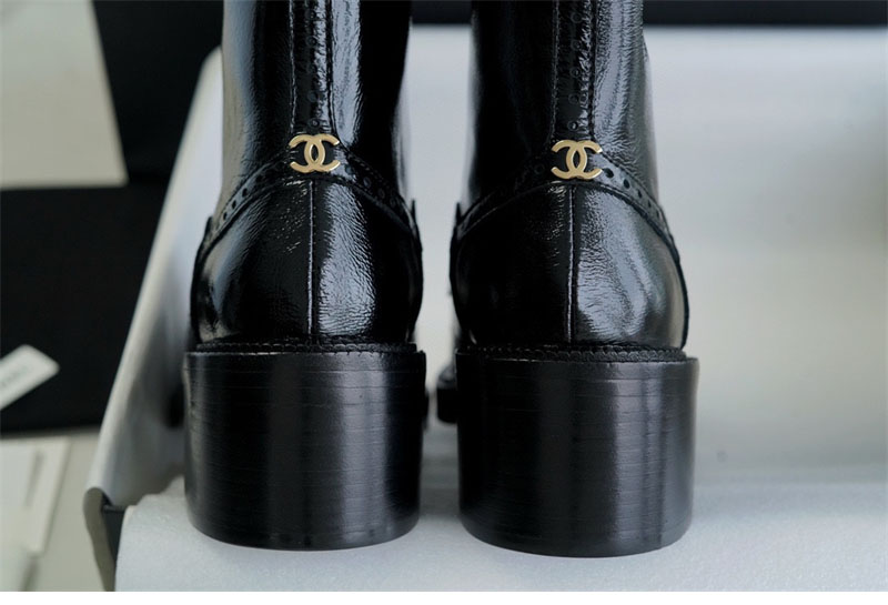 샤넬 샤넬 23B 로고 레이스업 부츠 레플리카 28번 이미지 - 신발 | 세미샵 레플리카 사이트