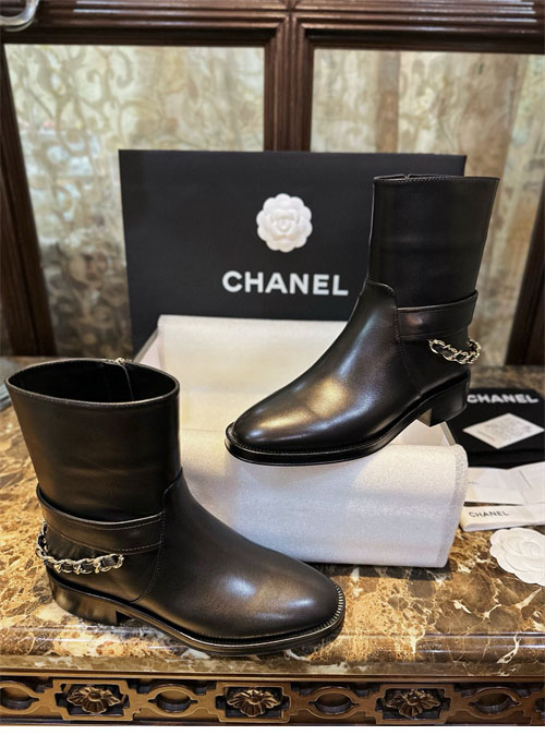 샤넬 샤넬 23a 체인 앵클 부츠 레플리카 2번 이미지 - 신발 | 세미샵 레플리카 사이트