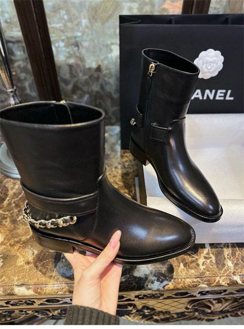 샤넬 샤넬 23a 체인 앵클 부츠 레플리카 8번 이미지 - 신발 | 세미샵 레플리카 사이트