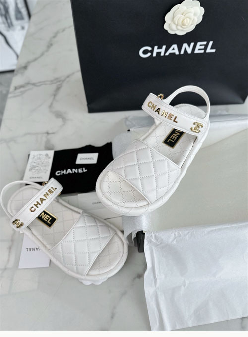 C H A N E L 샤넬 24C 마틀라세 퀼팅 샌들 2컬러 레플리카 3번 이미지 - 신발 | 세미샵 레플리카 사이트