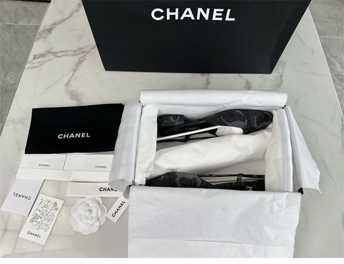 C H A N E L 샤넬 24K 데님 트위드 슬링백 레플리카 2번 이미지 - 신발 | 세미샵 레플리카 사이트