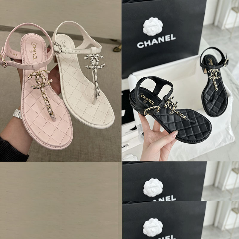C H A N E L 샤넬 24c CC 체인 로고 샌들 3컬러 레플리카 1번 이미지 - 신발 | 세미샵 레플리카 사이트