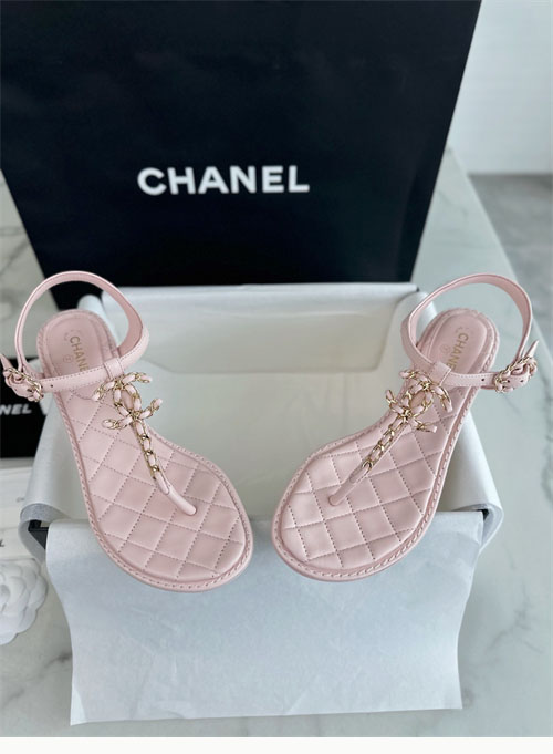 C H A N E L 샤넬 24c CC 체인 로고 샌들 3컬러 레플리카 3번 이미지 - 신발 | 세미샵 레플리카 사이트