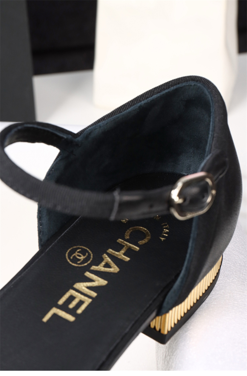 샤넬 샤넬 25A 블랙 메리제인 슈즈 레플리카 8번 이미지 - 신발 | 세미샵 레플리카 사이트