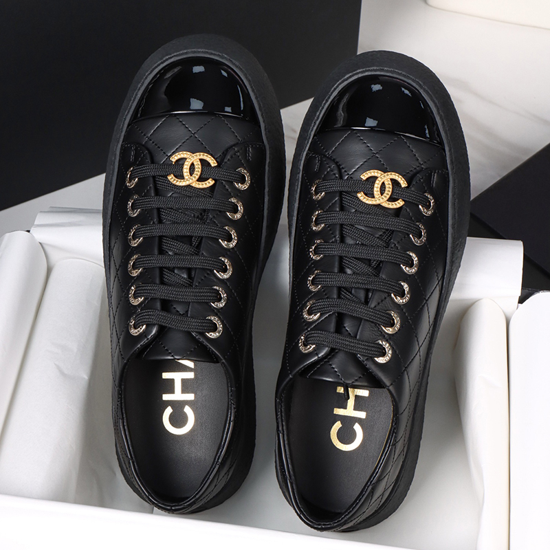 샤넬 샤넬 25A 빅터 쿼즈 블랙 스니커즈 레플리카 5번 이미지 - 신발 | 세미샵 레플리카 사이트