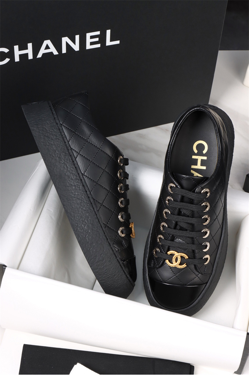 샤넬 샤넬 25A 빅터 쿼즈 블랙 스니커즈 레플리카 11번 이미지 - 신발 | 세미샵 레플리카 사이트