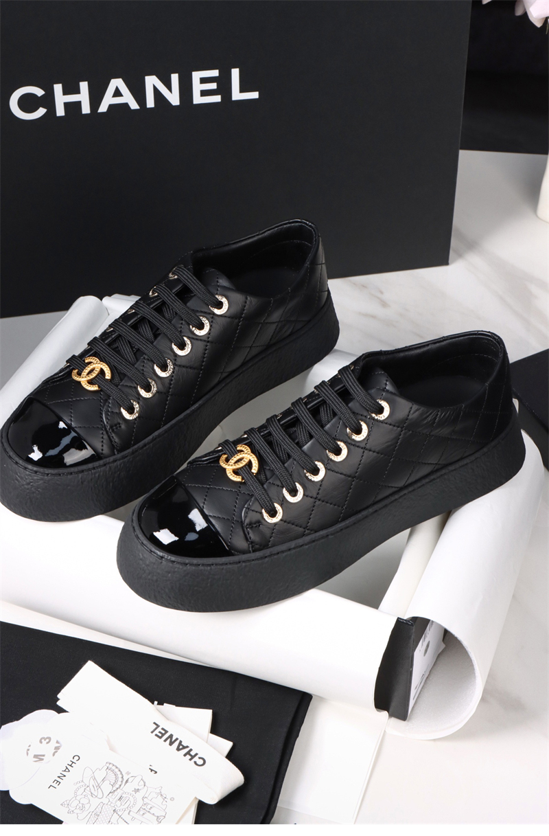 샤넬 샤넬 25A 빅터 쿼즈 블랙 스니커즈 레플리카 12번 이미지 - 신발 | 세미샵 레플리카 사이트