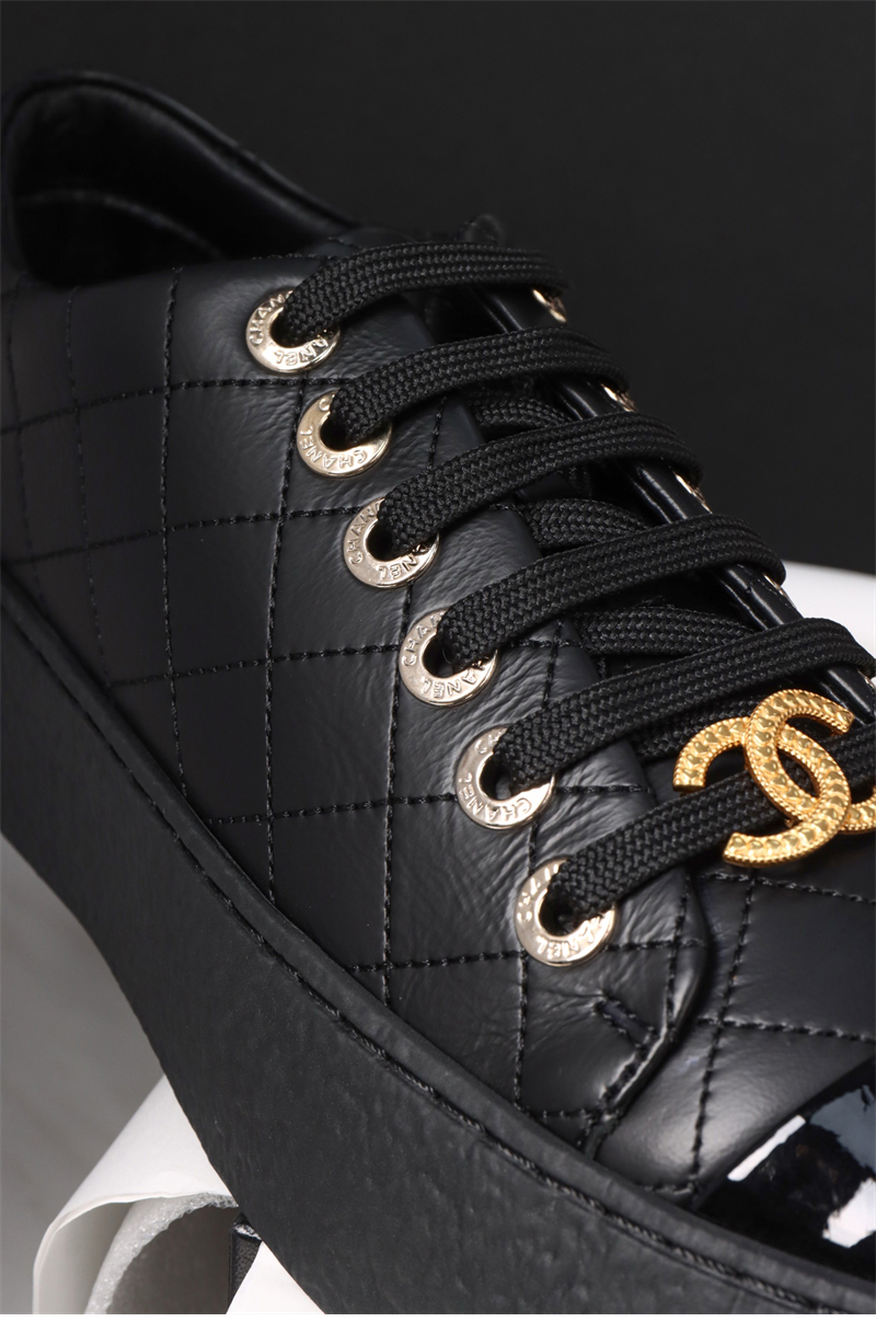 샤넬 샤넬 25A 빅터 쿼즈 블랙 스니커즈 레플리카 15번 이미지 - 신발 | 세미샵 레플리카 사이트