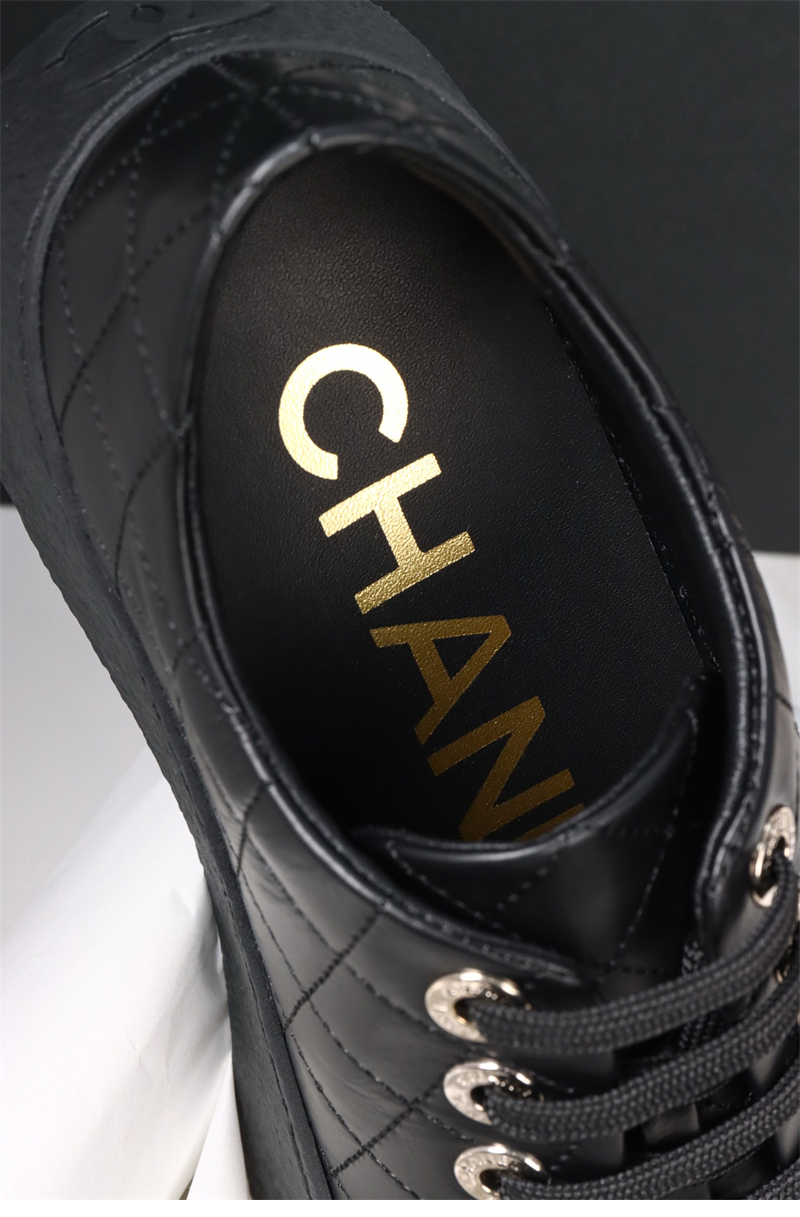 샤넬 샤넬 25A 빅터 쿼즈 블랙 스니커즈 레플리카 17번 이미지 - 신발 | 세미샵 레플리카 사이트