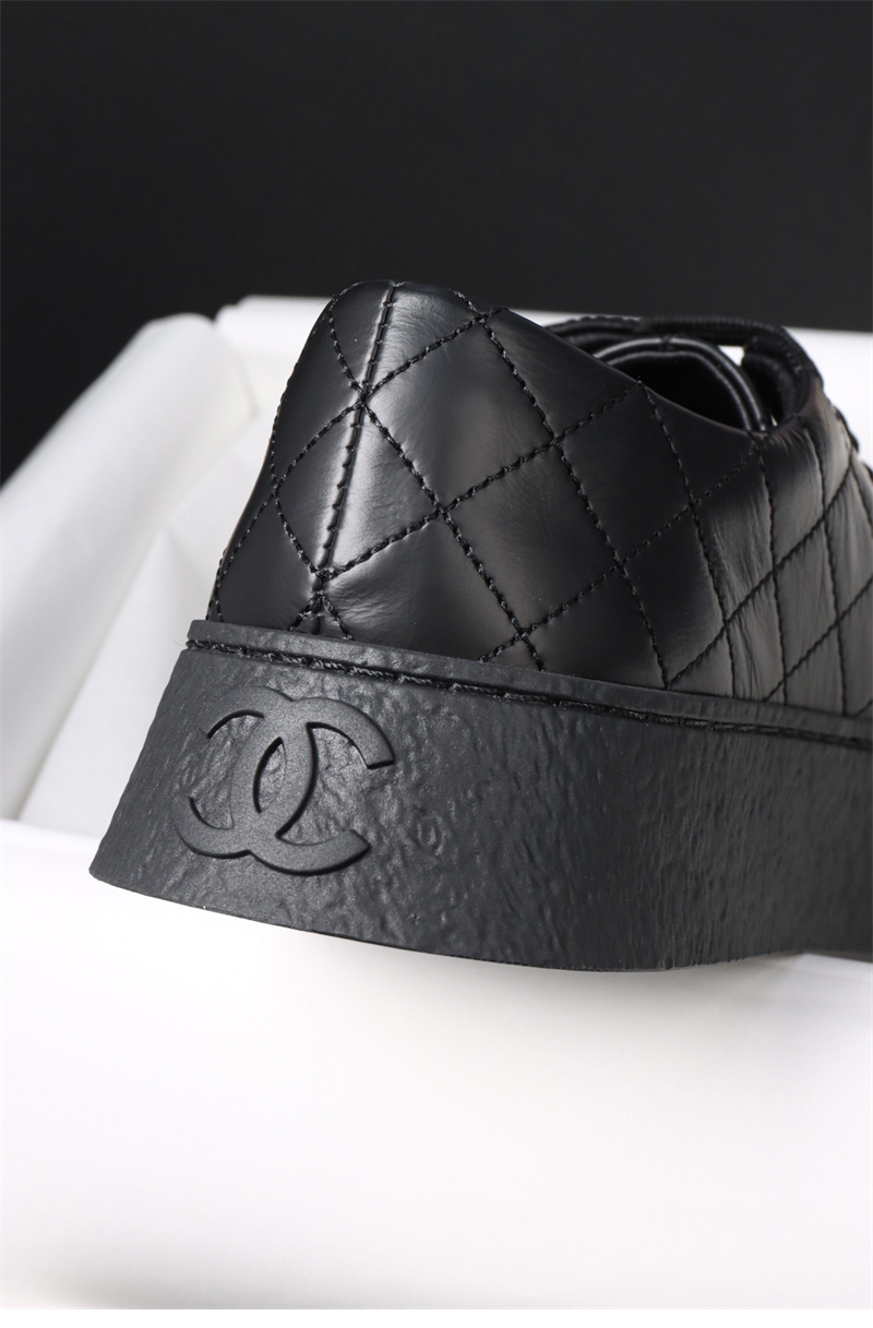 샤넬 샤넬 25A 빅터 쿼즈 블랙 스니커즈 레플리카 18번 이미지 - 신발 | 세미샵 레플리카 사이트