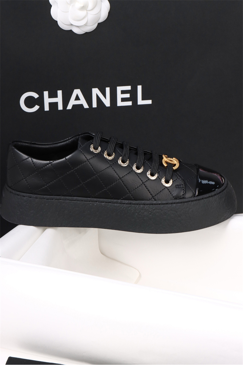 샤넬 샤넬 25A 빅터 쿼즈 블랙 스니커즈 레플리카 20번 이미지 - 신발 | 세미샵 레플리카 사이트