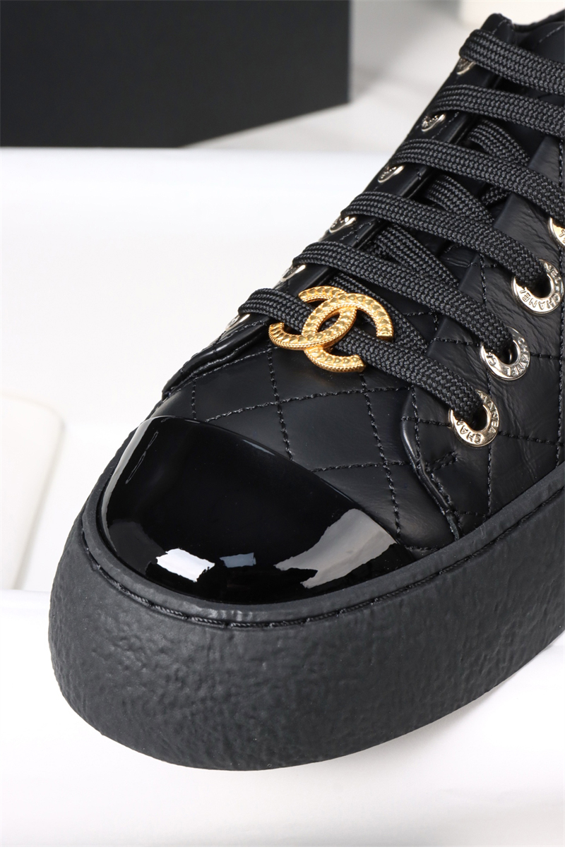 샤넬 샤넬 25A 빅터 쿼즈 블랙 스니커즈 레플리카 21번 이미지 - 신발 | 세미샵 레플리카 사이트